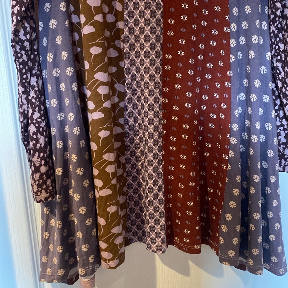 Logo Lori Goldstein Mixed-Patchwork-Print Boho Fl… - image 4